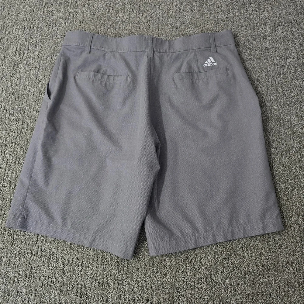 Adidas Golf Shorts Mens 34 Gray Ultimate365 Stretch Performance Flat Front
